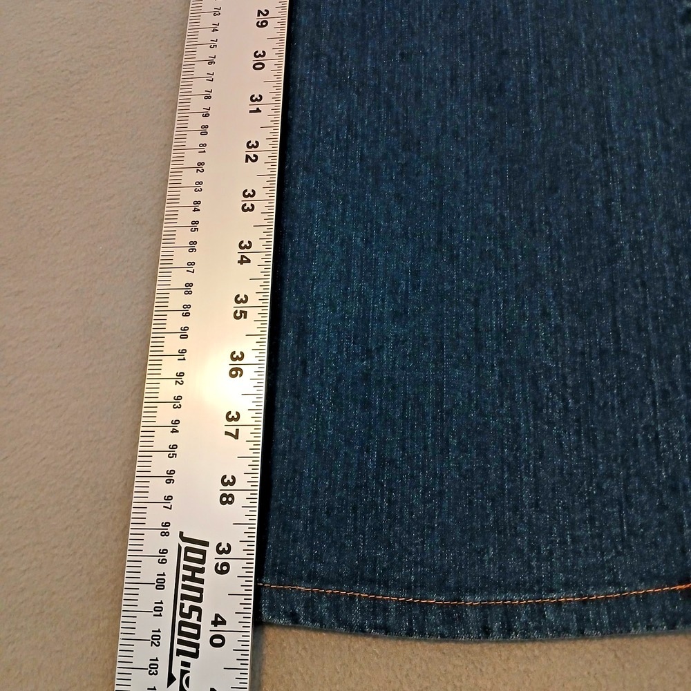 Apt 9 Women Classic Bootcut Denim Jean 16 Mid Rise Dark Stretch Everyday Basic - Picture 3 of 12